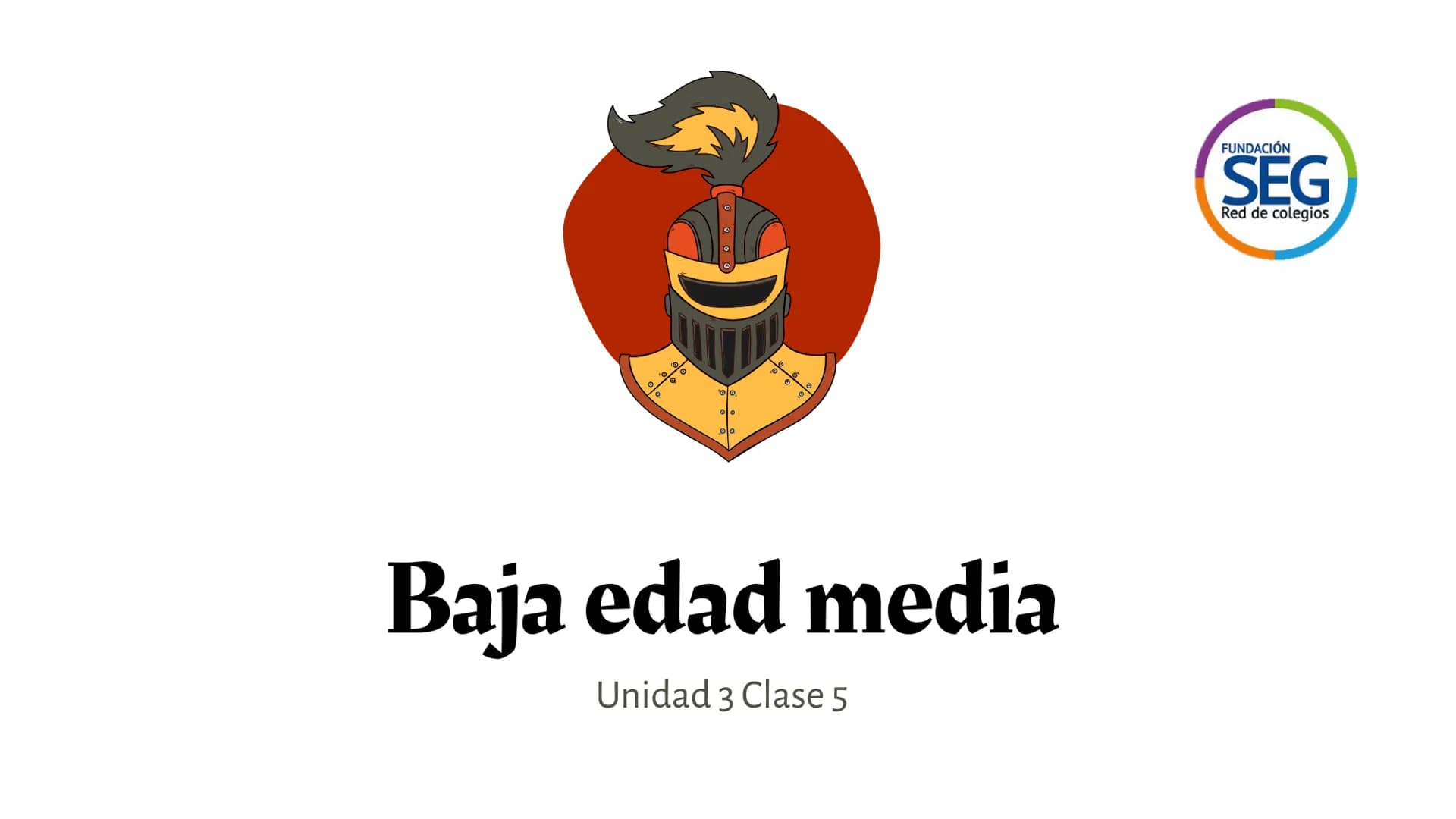 ## Baja edad media
Unidad 3 Clase 5 Objetivo
Identificar en una línea de tiempo
algunos acontecimientos ocurridos
en la baja edad media y e