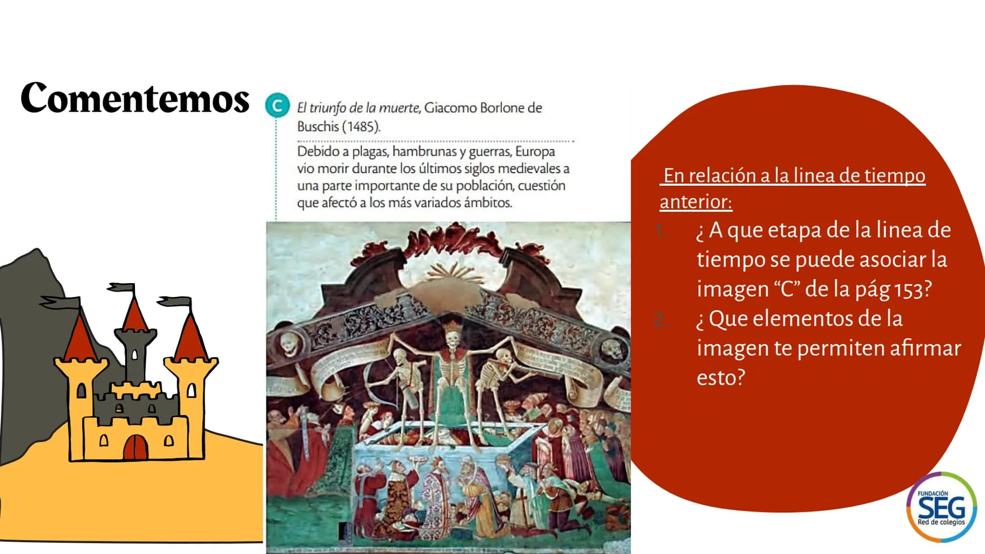 ## Baja edad media
Unidad 3 Clase 5 Objetivo
Identificar en una línea de tiempo
algunos acontecimientos ocurridos
en la baja edad media y e