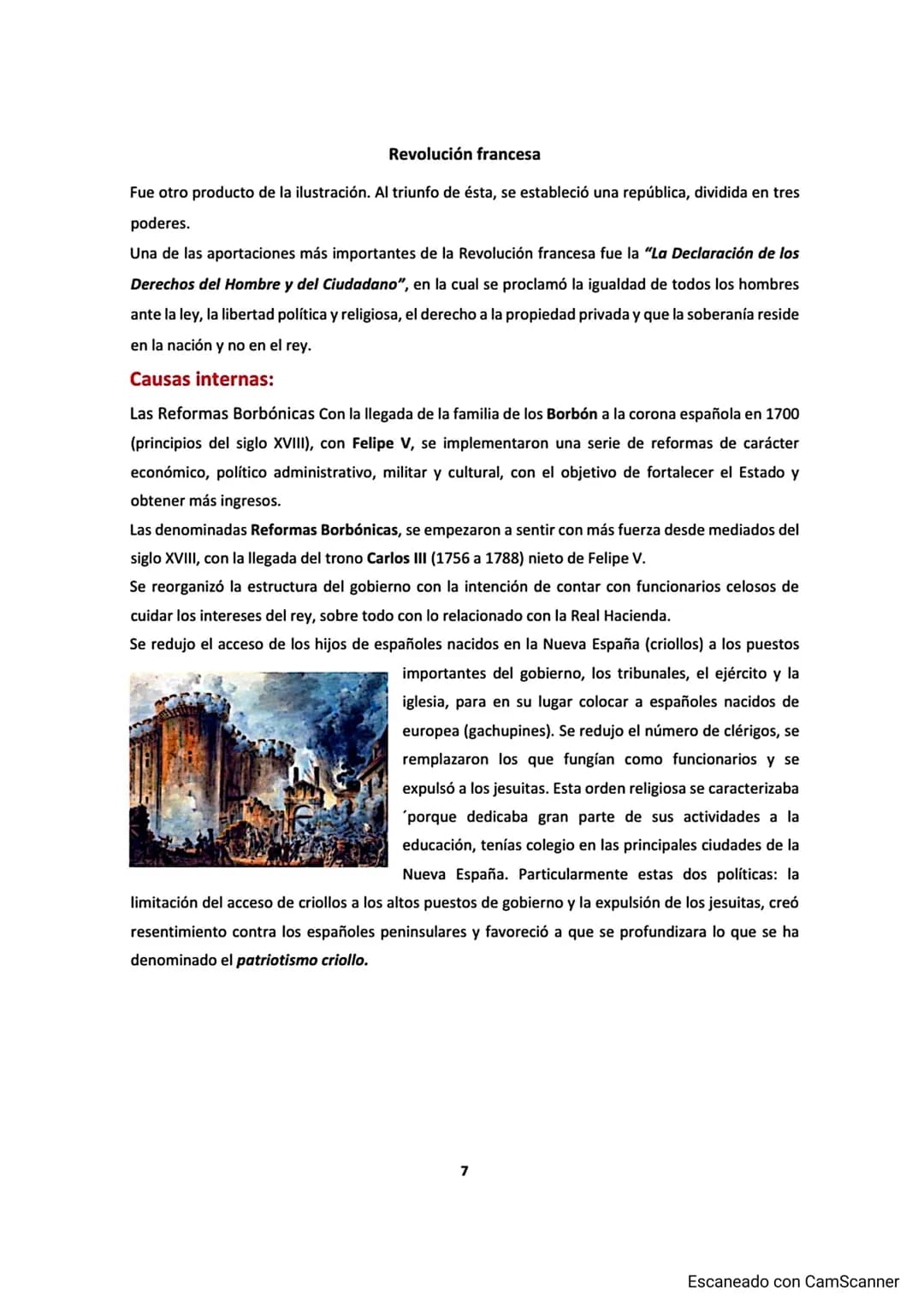 Causas internas y externas:
Factores internos
Factores externos
Las Reformas Borbónicas
El criollismo
La explotación y miseria del pueblo
El