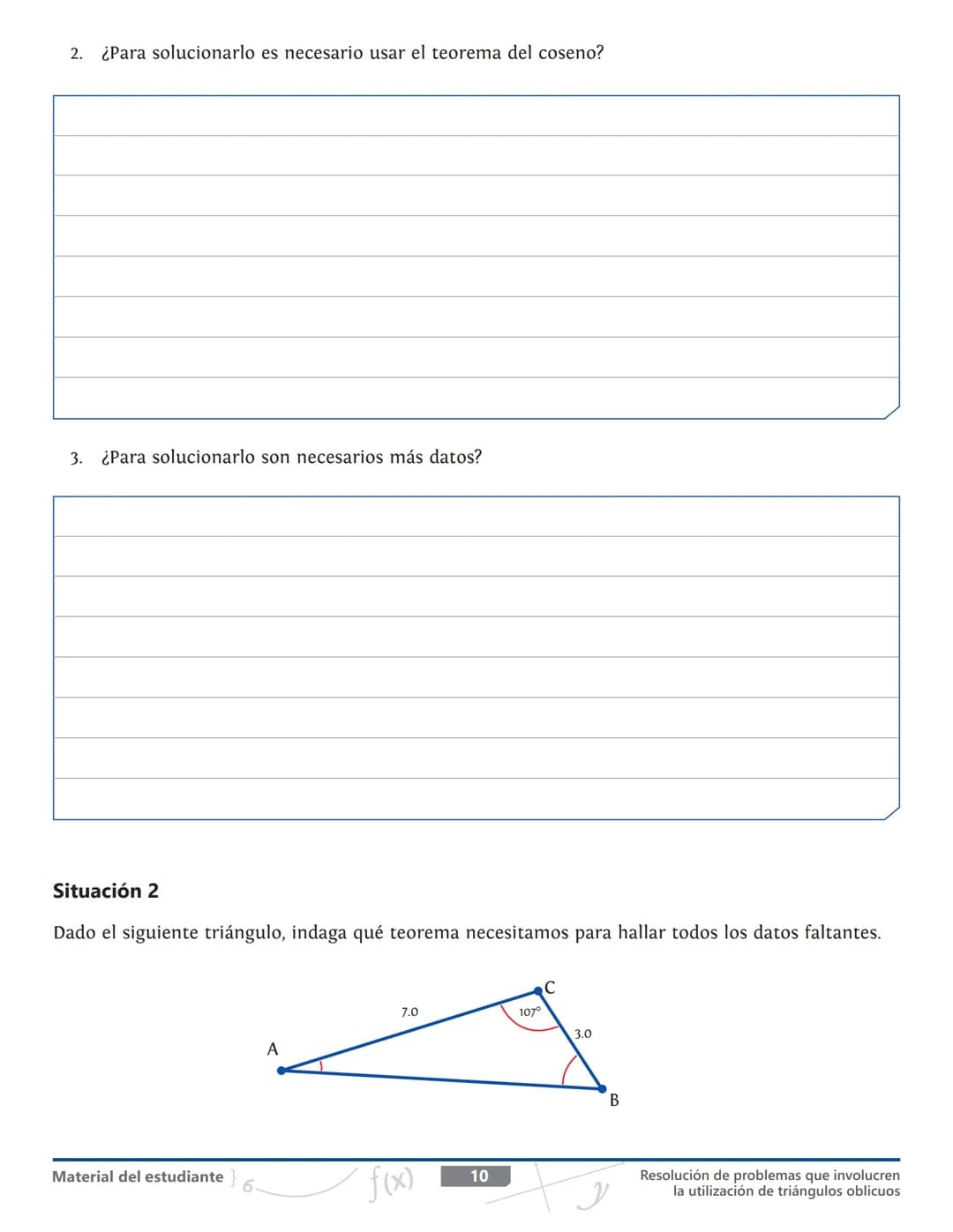 Grado 10
Matematicas - Unidad 3
¡Un mundo de relaciones a
partir del triángulo!
Tema
Resolución de problemas que
involucren la utilización d