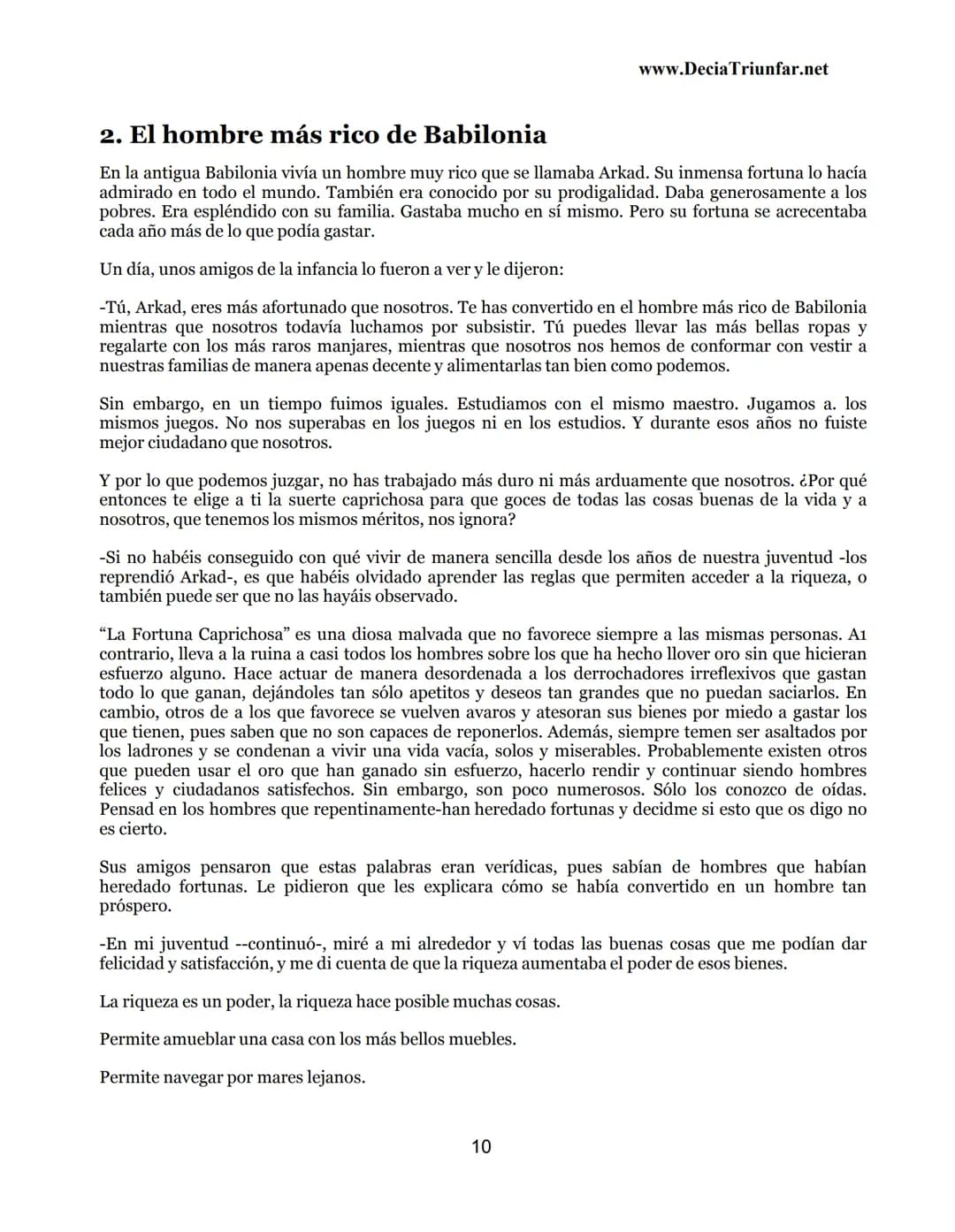 George S.
Clason
El hombre
Más rico de
Babilonia
www.DecidaTriunfar.net
G-libro
¡Regala
este
e-libro!
Enviało por
email a amigos,
filiares,