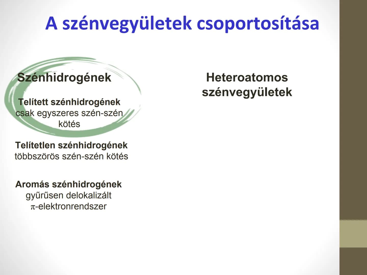 Telített szénhidrogének
HA NEM TANULOD A KÉMIÁT
H
H H H
H-C-C-C-C-H
H H H H
HALSZ MEG
Tudományos mémek A szénvegyületek csoportosítása
Szén