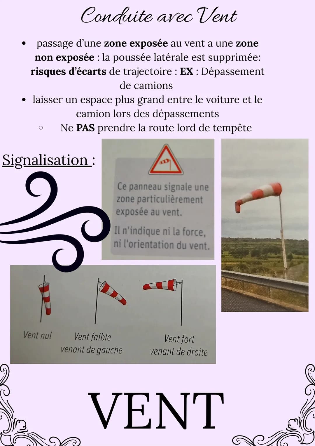 Fiche De Conduite
La Route (R)
Conduite dans des conditions difficiles
- nuit
- pluie
- brouillard
- neige
- verglas
- vent
- soleil # 2