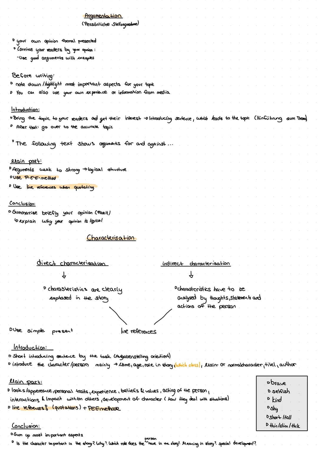 # Lernzettel
Topics:
* Texttypes:
* patriarchal system
- Summary
* women in 19th century
- explain an aspect
- Argume