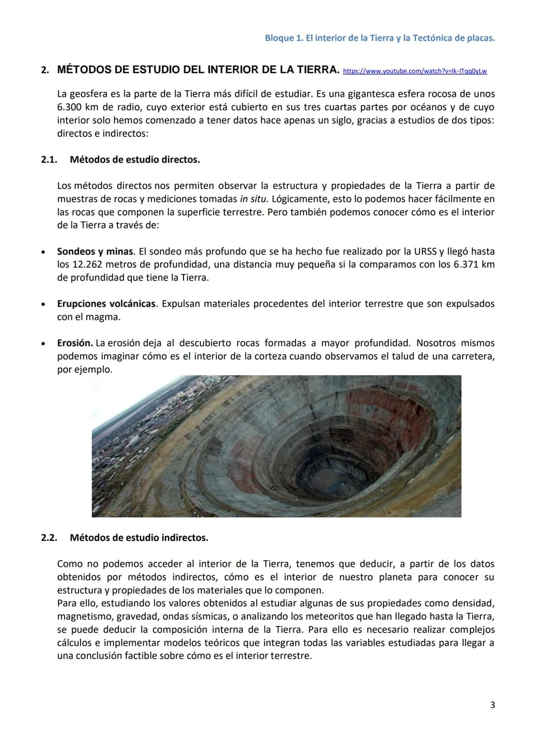 Bloque 1. El interior de la Tierra y la Tectónica de placas.
BLOQUE 1. EL INTERIOR DE LA TIERRA Y LA TECTÓNICA DE PLACAS.
ÍNDICE.
1. Fenó