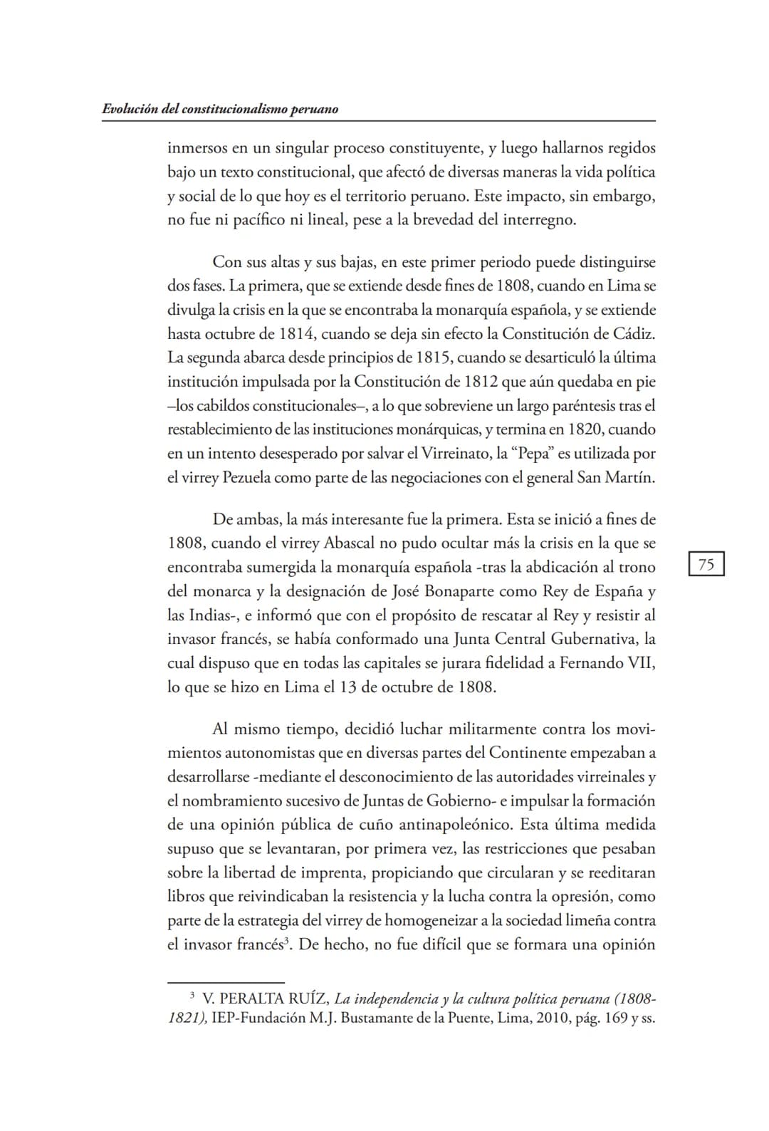 REVISTA PERUANA
DE DERECHO CONSTITUCIONAL
HISTORIA CONSTITUCIONAL
CENTRO DE ESTUDIOS CONSTITUCIONALES
TRIBUNAL CONSTITUCIONAL DEL PERÚ M