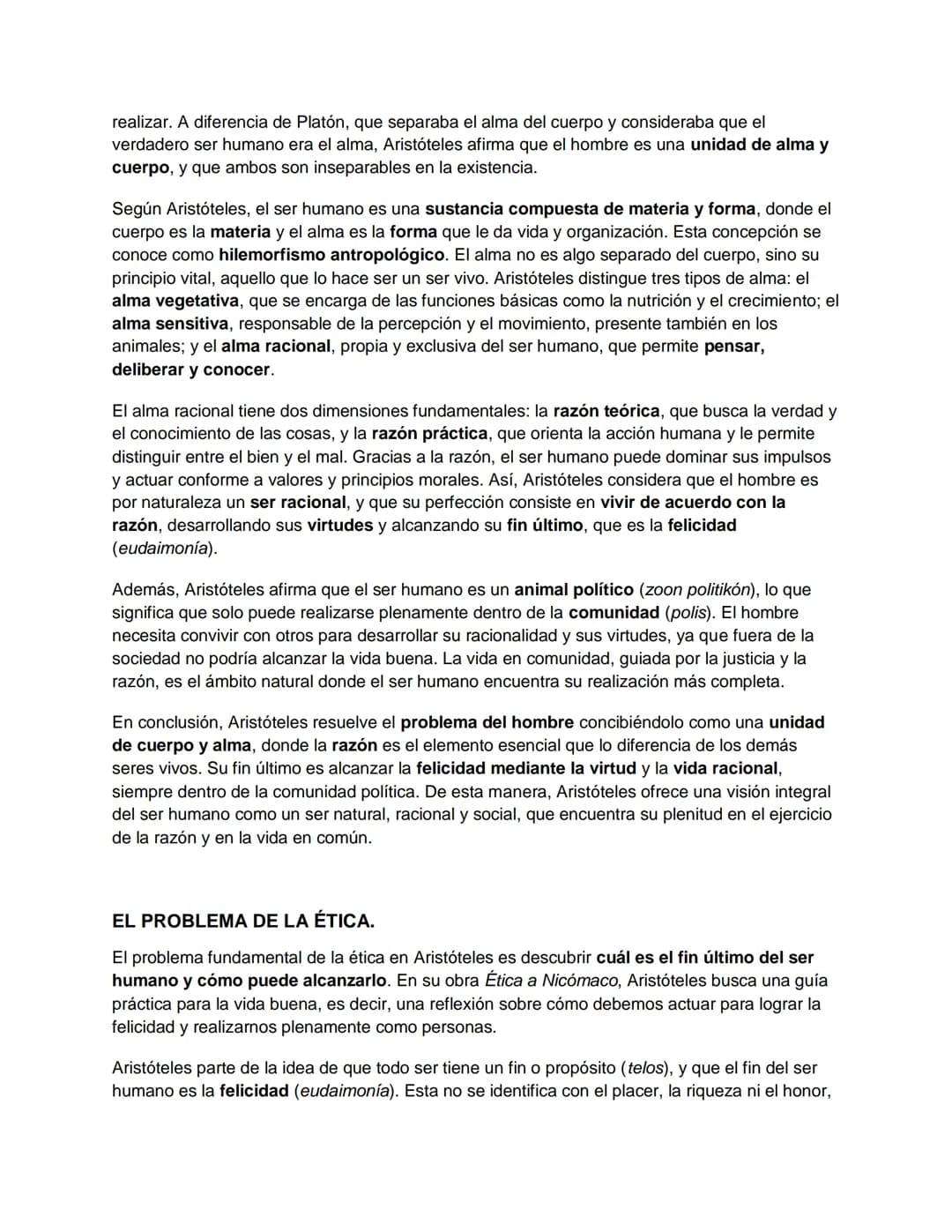 # ARISTÓTELES.
EL PROBLEMA DE LA REALIDAD.
El problema de la realidad en Aristóteles surge como respuesta a las ideas de su maestro
Platón