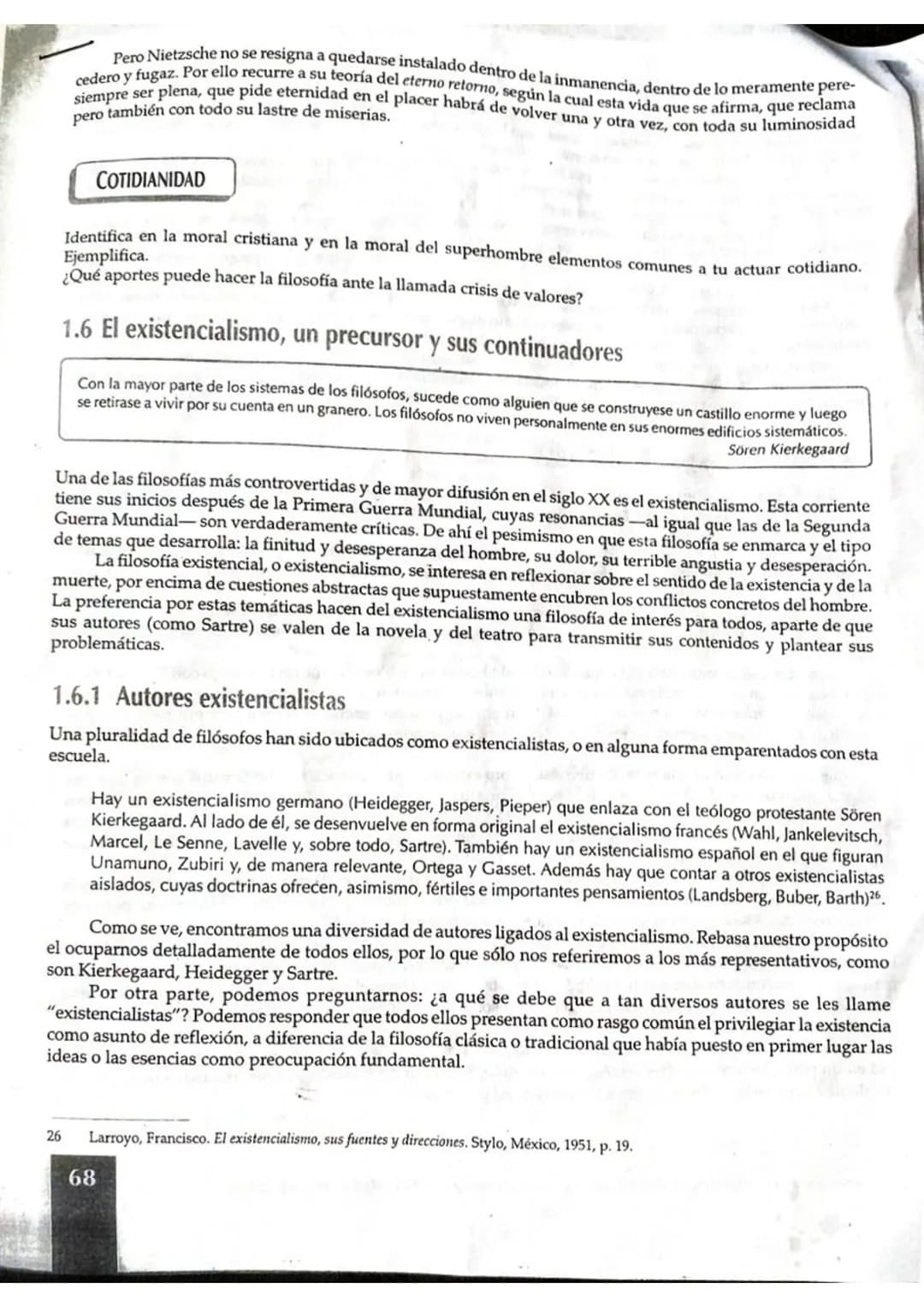 Pero Nietzsche no se resigna a quedarse instalado dentro de la inmanencia, dentro de lo meramente pere-
cedero y fugaz. Por ello recurre a s