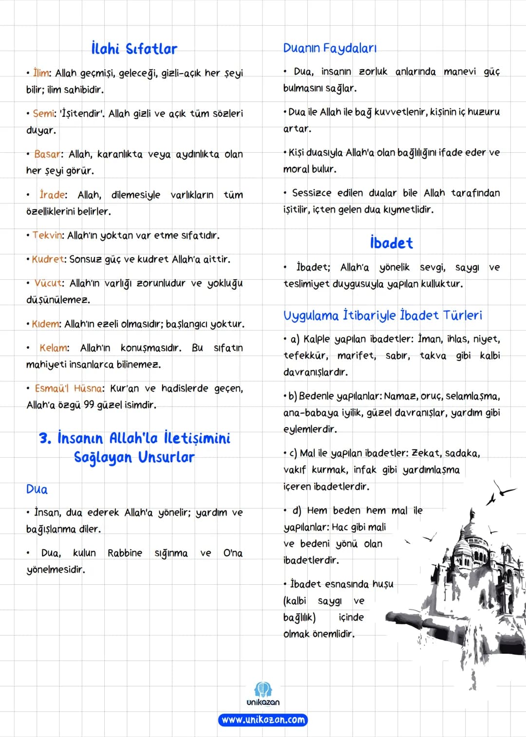 DIN
ve
felsefe
notları
unikazan.com # İslam'da Bilgi Kaynakları
* İslam'a göre insanoğlu doğuştan öğrenme ve
bilgilenme yetisine sahi