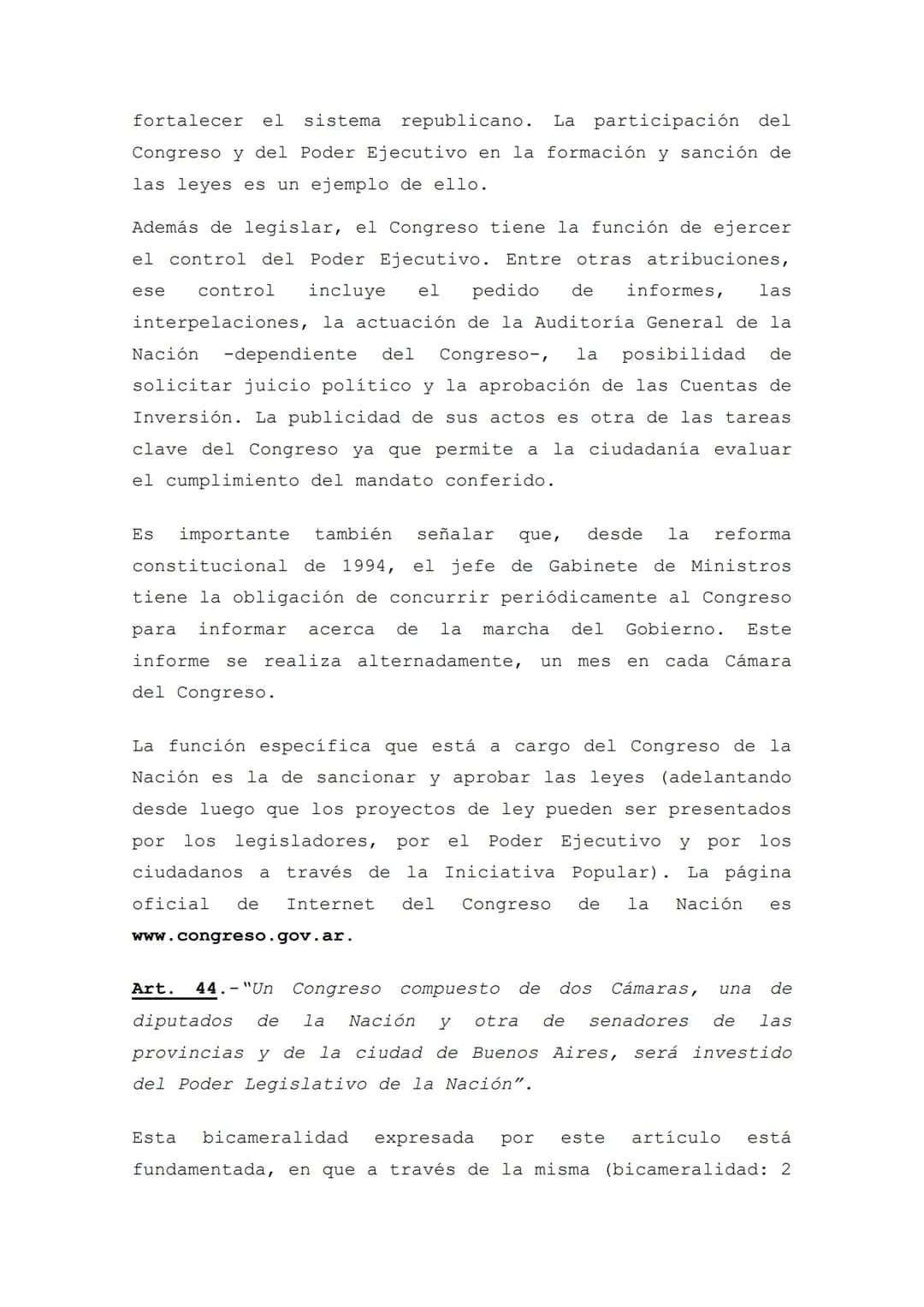 FICHA DE ESTUDIO NRO.: 6
CICLO LECTIVO 2024
PODER LEGISLATIVO
CURSOS: 4TO. ECO. 5TO. HUM. 5TO. NAT.
MATERIAS: Derecho y Construcción Ciu