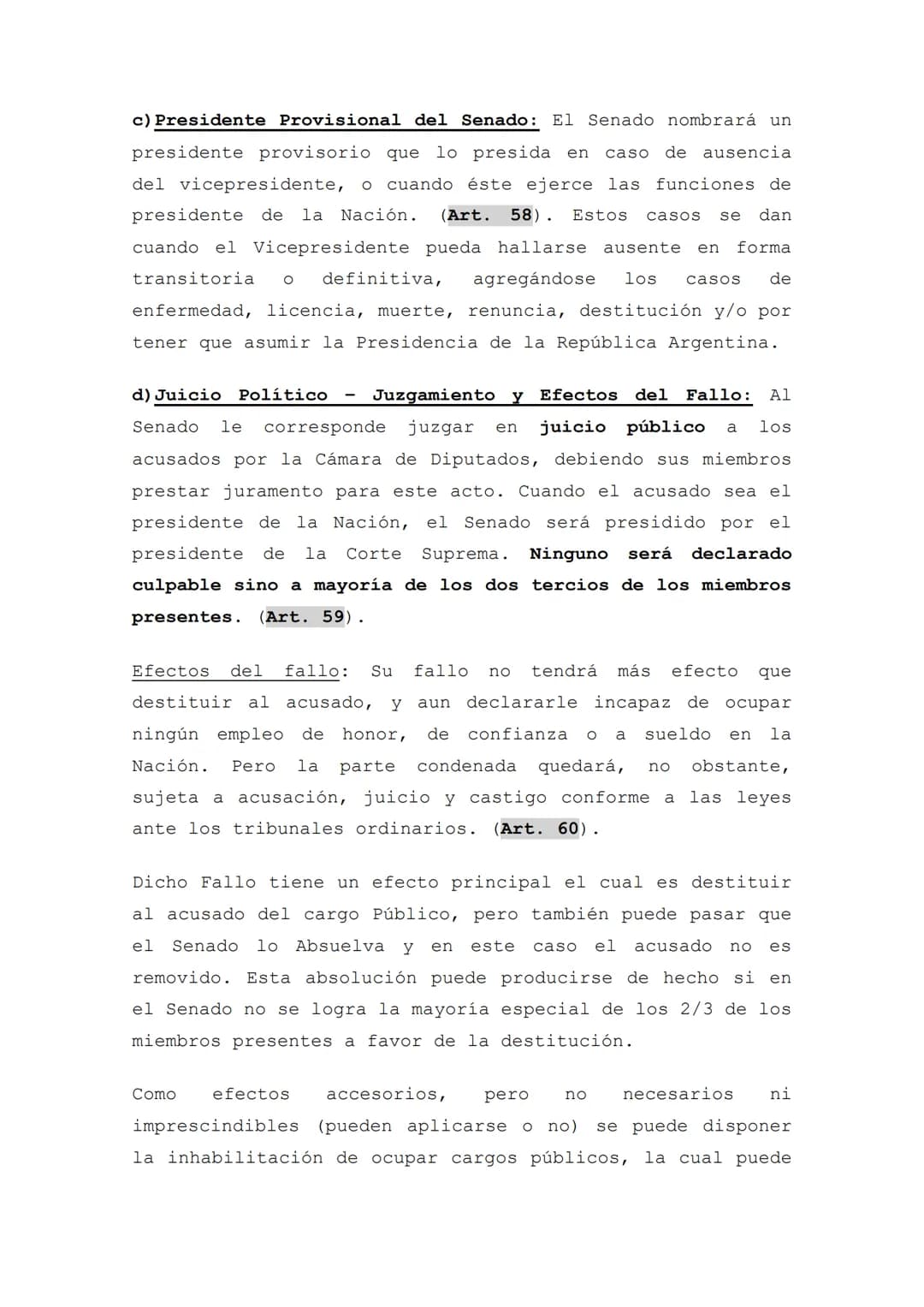 FICHA DE ESTUDIO NRO.: 6
CICLO LECTIVO 2024
PODER LEGISLATIVO
CURSOS: 4TO. ECO. 5TO. HUM. 5TO. NAT.
MATERIAS: Derecho y Construcción Ciu