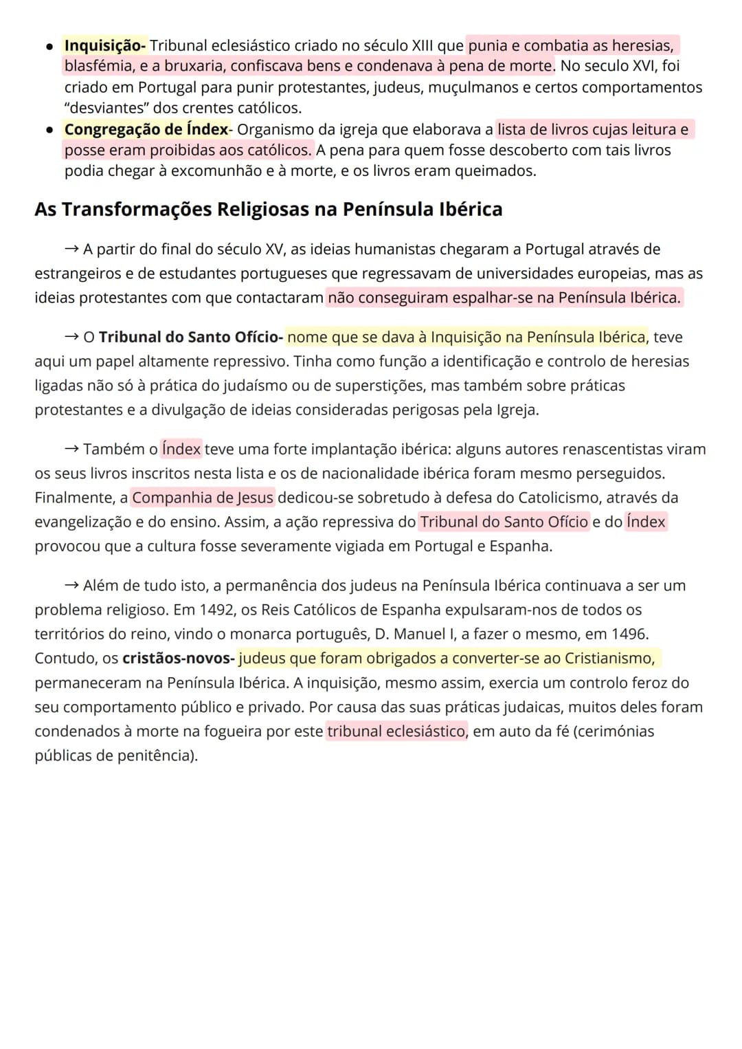 # Renascimento e Reforma
• Movimento cultural, artístico e científico dos séculos XV ao XVI.
• Caracterizou-se pelo interesse em torno dos