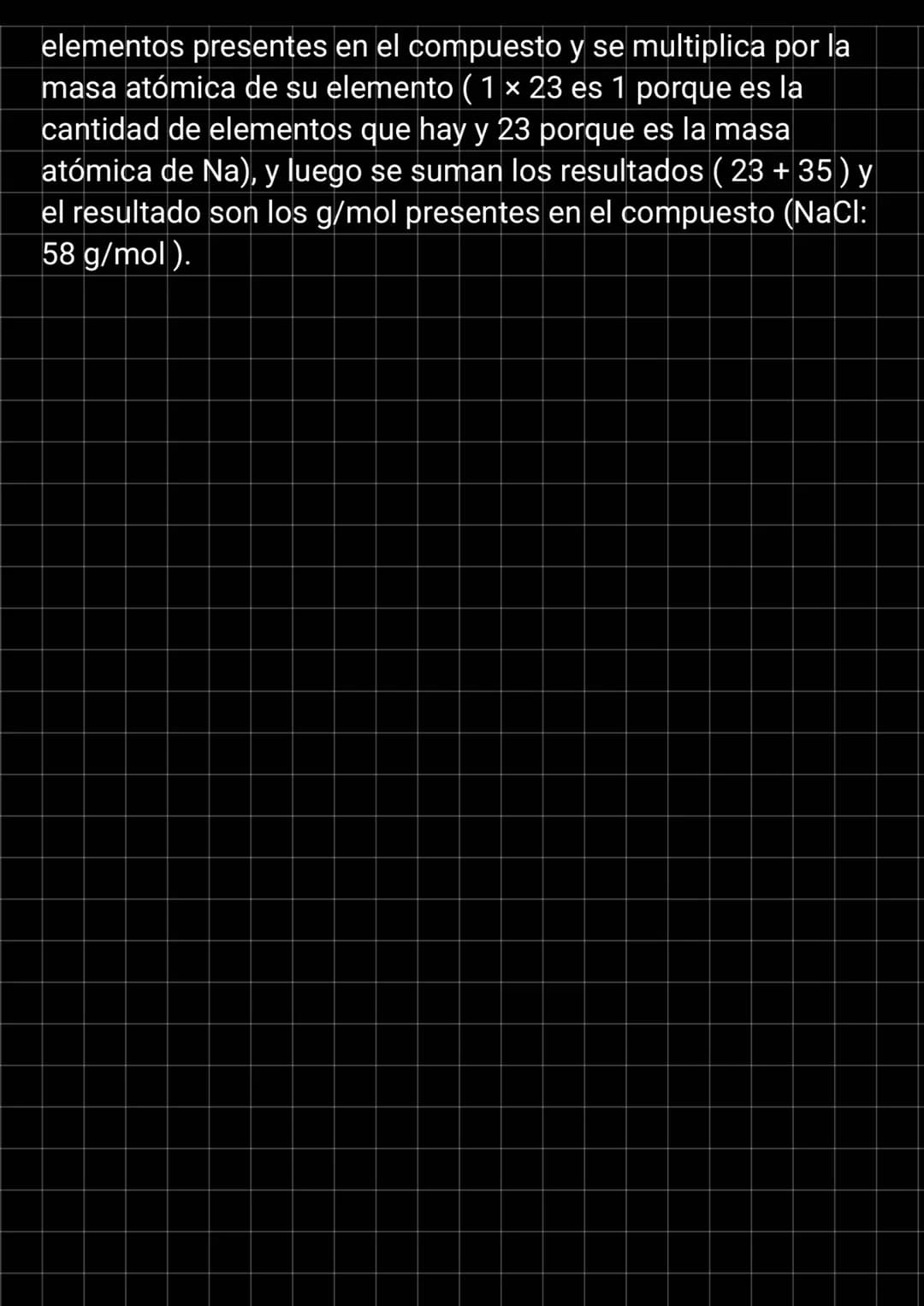 # ESTEQUIOMETRÍA
MOL:
El mol es la cantidad de sustancia presente en entidades
elementales especificas, como átomos, moléculas, iones,
ele