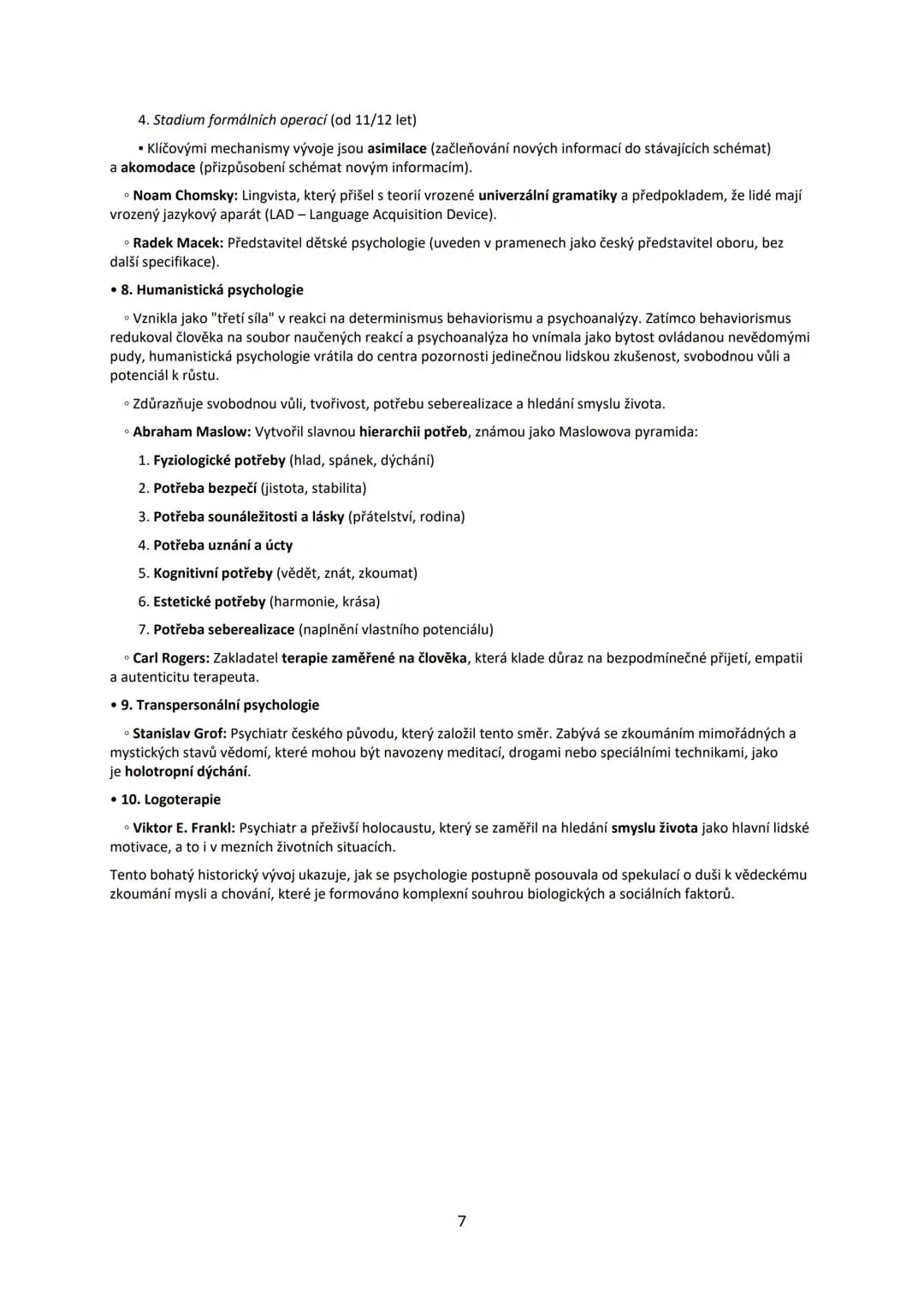 # Maturitní otázka č. 1 Předmět psychologie
1. Vymezení psychologie
Psychologie představuje klíčovou vědní disciplínu, jejímž cílem je sys