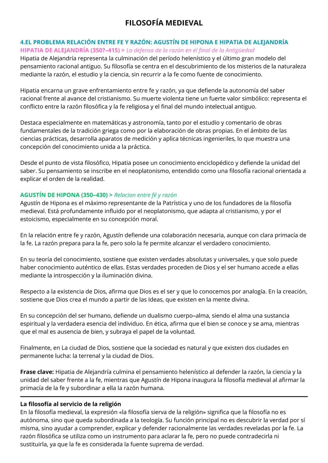 # FILOSOFÍA MEDIEVAL
CONTEXTO HISTÓRICO, CULTURAL Y FILOSÓFICO
La Edad Media se extiende aproximadamente desde el siglo V hasta el siglo X