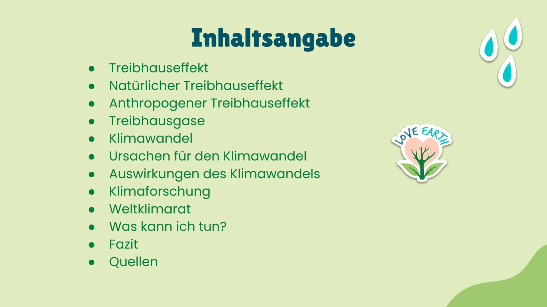 # Treibhauseffekt und Klimawandel
## (Natürlicher) Treibhauseffekt
- Atmosphäre = Glas eines Treibhauses
- Eintreffen von kurzwelliger Stra