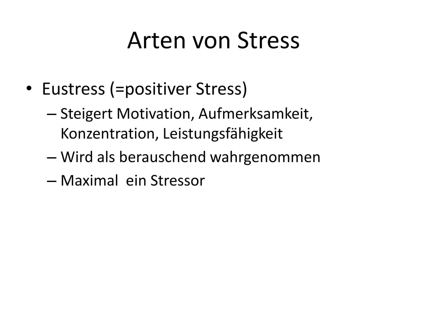 WAS IST DENN MIT
DIR PASSIERT
ICH KONNT DEN DRUCK
EINFACH NICHT MEHR
AUSHALTEN. Stress und
Stressbewältigung
GFS von # Stress Definition
*