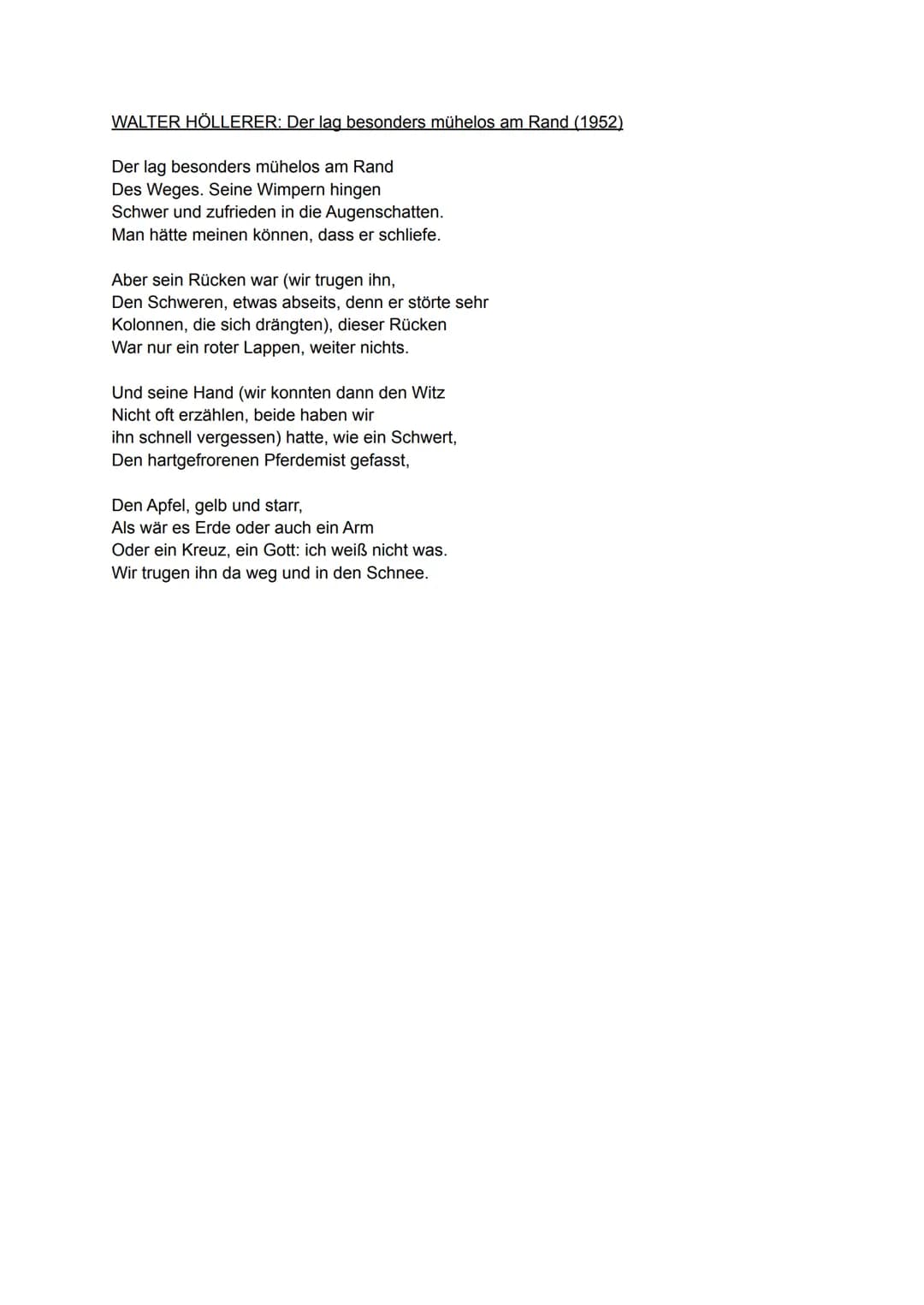 # Die Literatur in der BRD (1945-1989)
## Historischer Einblick:
- : Ende des Zweiten Weltkrieges mit der bedingungslosen Kapitulation Deut