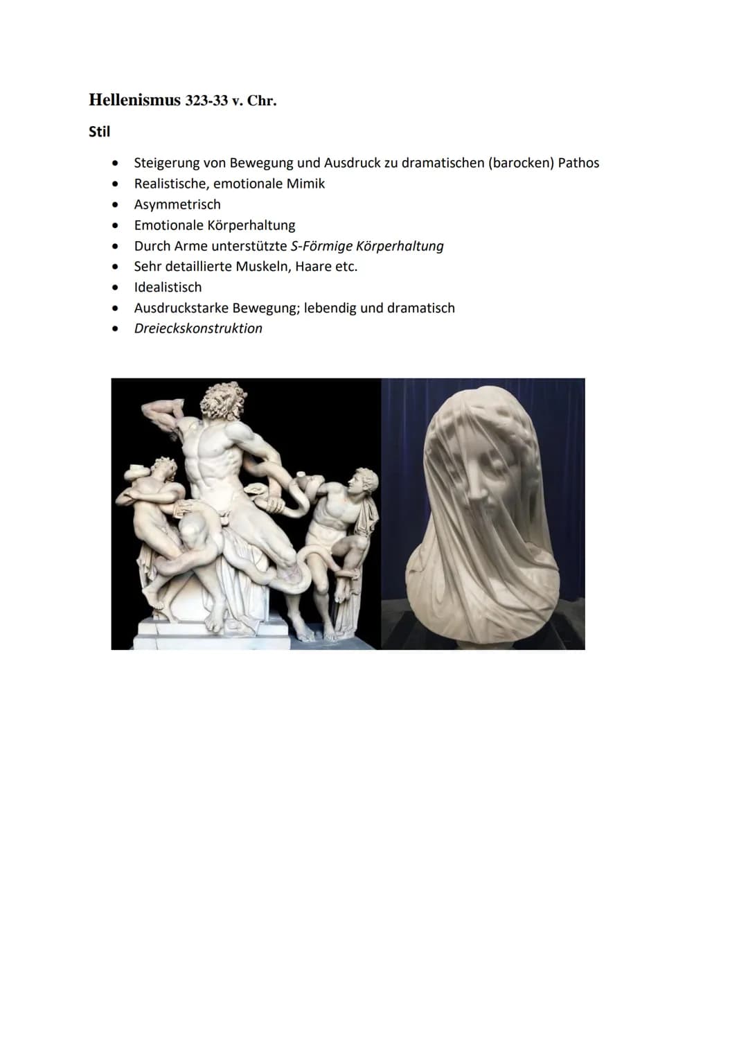 # Werkbetrachtung Plastik - Skulptur
## Einleitung
- Werkdaten, Künstler
- Zeitliche Einordnung: Epoche (Archaik, Klassik, Hellenismus - An