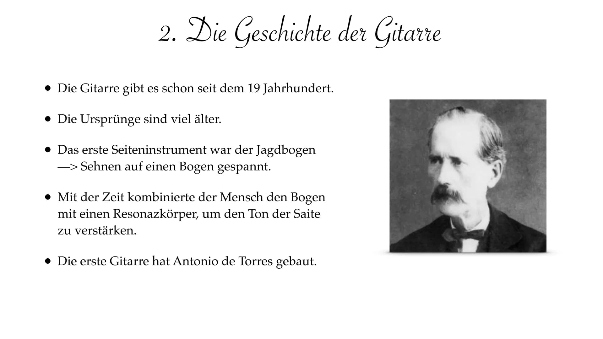 Die Akustische
Gitarre # Inhaltsverzeichnis
1. Was ist die Gitarre?
2. Die Gescheite der Gitarre.
3. Wie funktioniert eine Gitarre?
4. Aufba