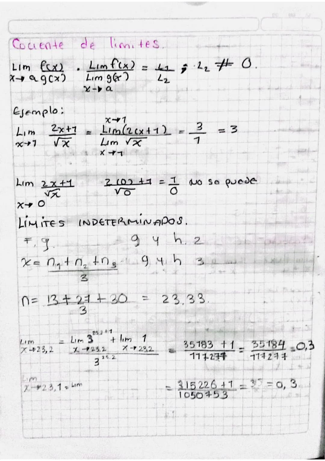 # LIMITES DE FUNCIONES.
16 08 23
Lim fcx) = L$\epsilon$R
Xa vala
a$\epsilon$ R
una funcion f(x) tiene por limite. (L) en el
punto & Sub O si