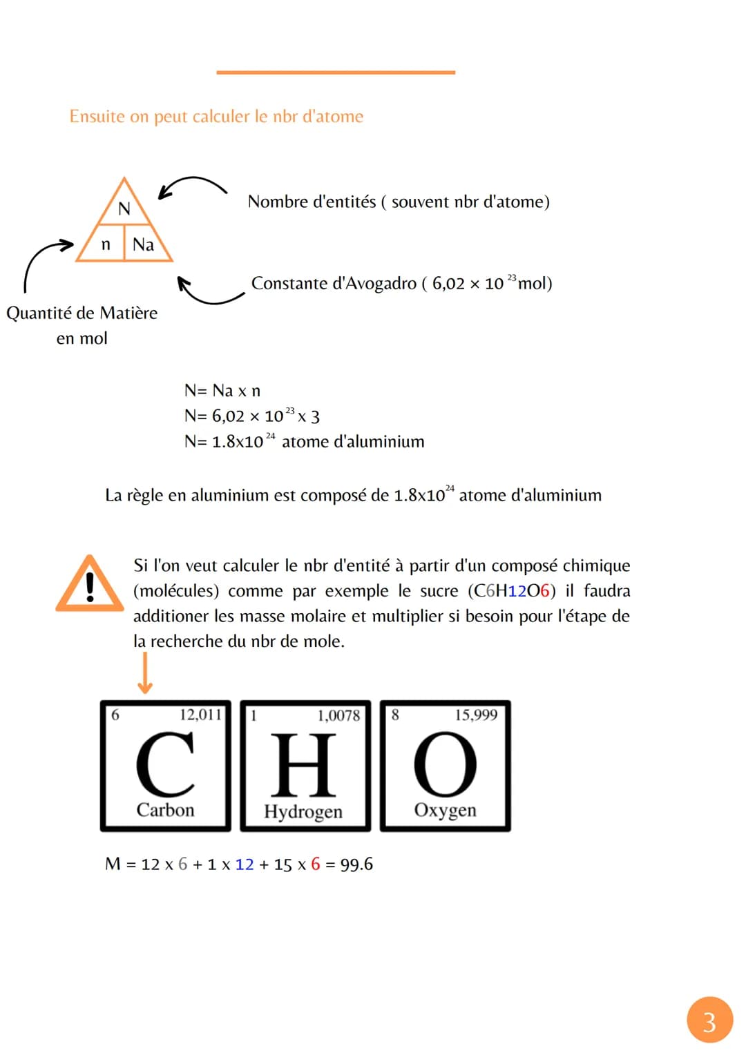 # Physique Chimie
Quantité de matière
Informations et définitions
* La Mole =
* Inventé par Avogadro un chimiste italien du 19e s