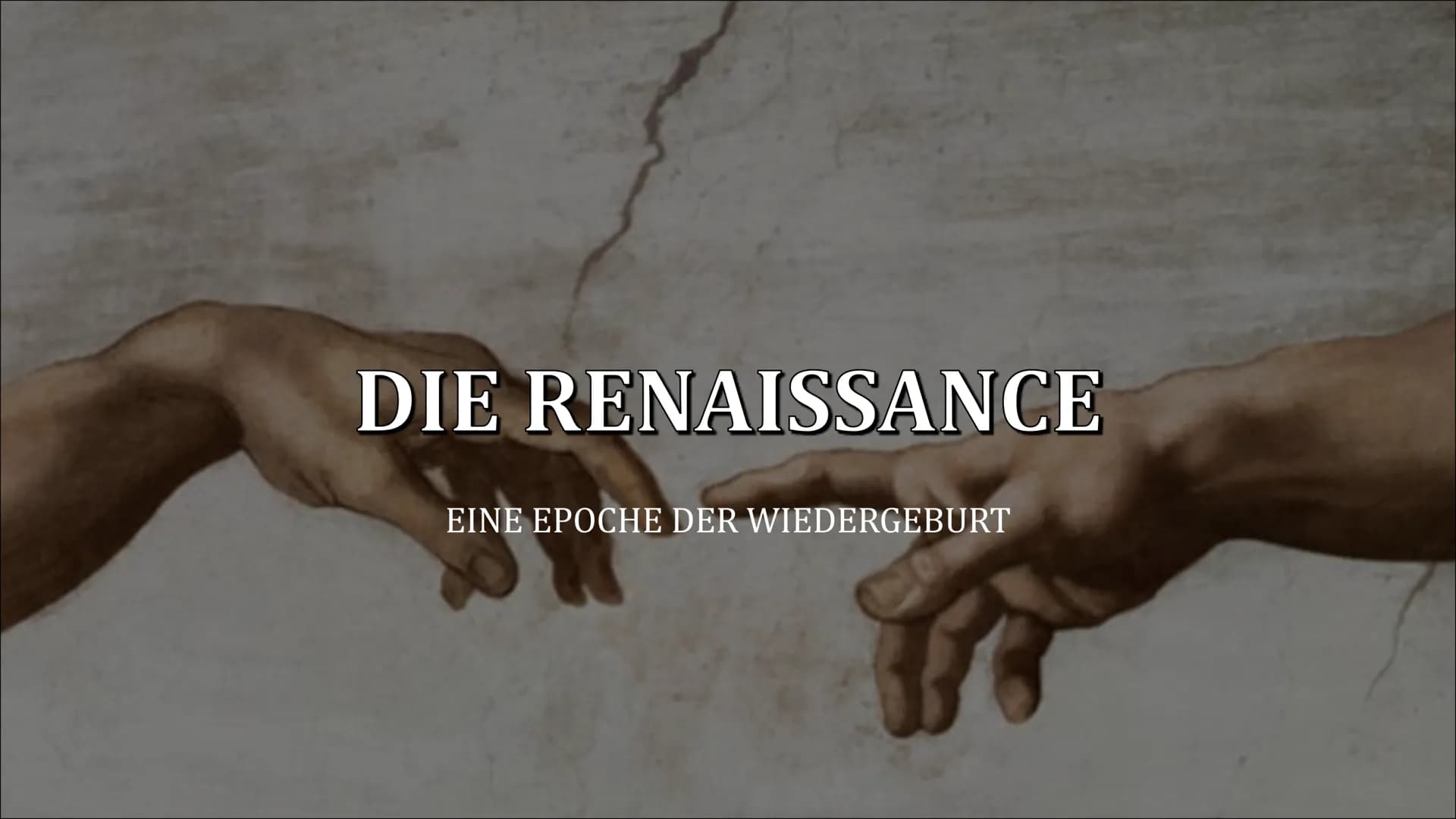 # DIE RENAISSANCE
EINE EPOCHE DER WIEDERGEBURT Gliederung
1) Allgemeines
2 Merkmale
3 Künstlerische
Konzepte
Geschichtlicher
4
5 Lavini
