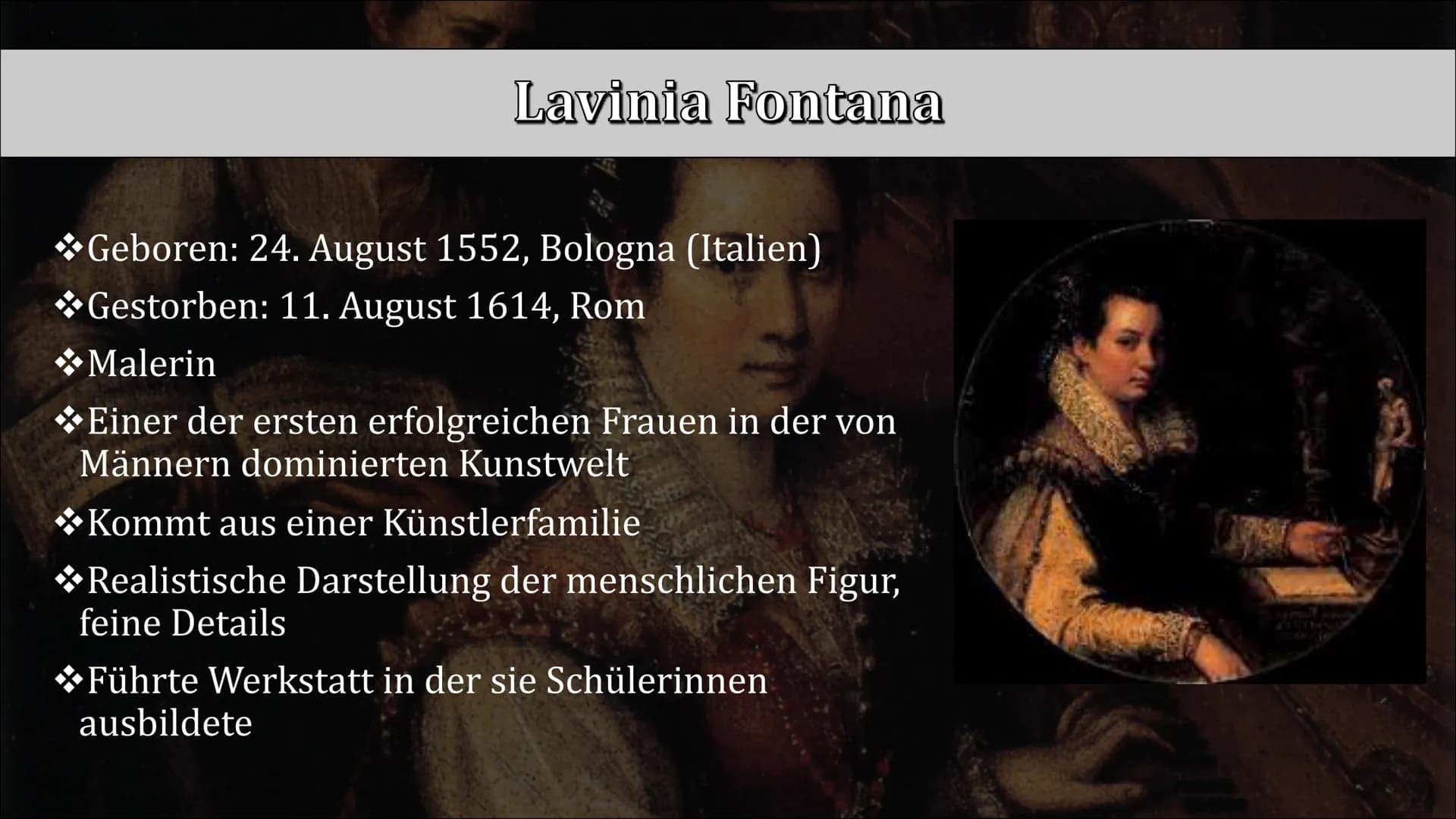 # DIE RENAISSANCE
EINE EPOCHE DER WIEDERGEBURT Gliederung
1) Allgemeines
2 Merkmale
3 Künstlerische
Konzepte
Geschichtlicher
4
5 Lavini