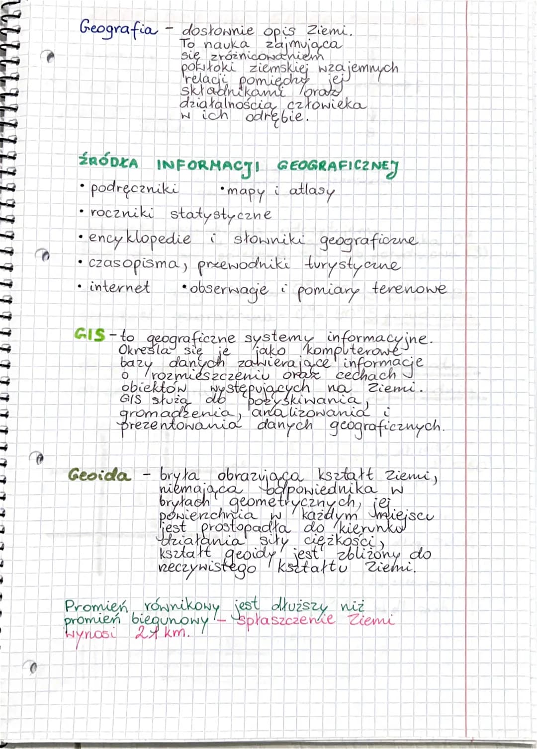 geogra
Globus-model Ziemi
Siatka geograficzna-układ południków i równoleżników
na globusie
Siatka kartograficzna - u
-układ południków i