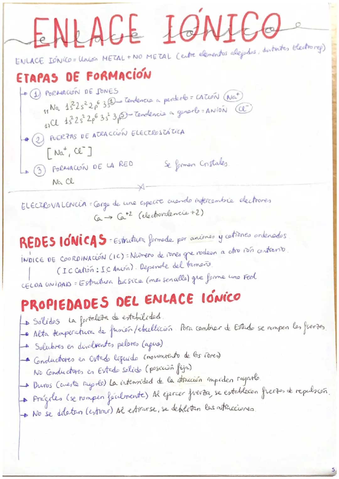 # ENLACE IONICO
ENLACE IÓNICO: Union METAL + NO METAL (entre elementos alejadas, distintes Electrores)
## ETAPAS DE FORMACIÓN
- ① PORMACI