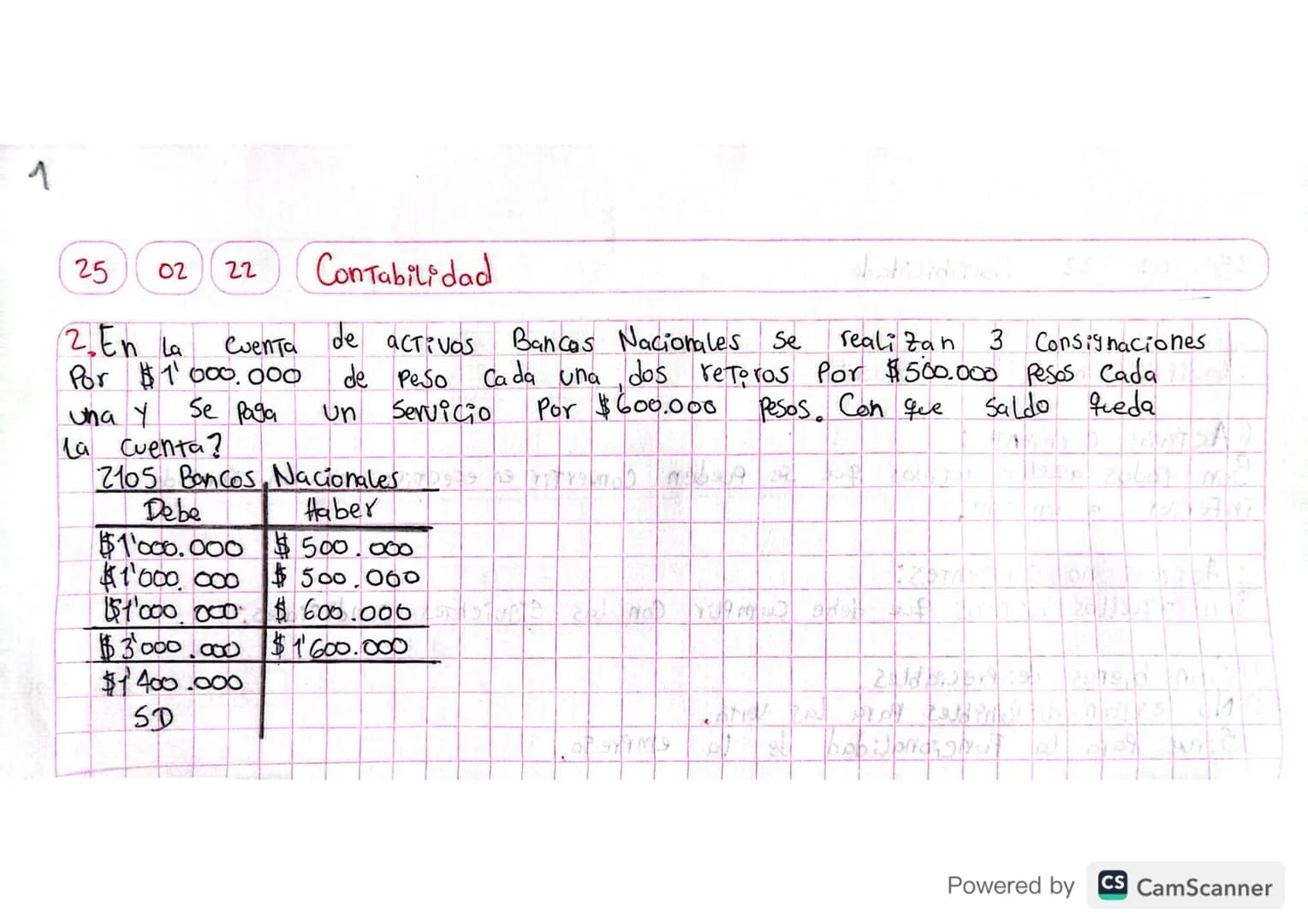 # 1
25 04 22 Contabilidad
Las Cuestas
Es el nombre que se utiliza Para registrar en Forma ordenada las
operaciones que realiza una empresa,