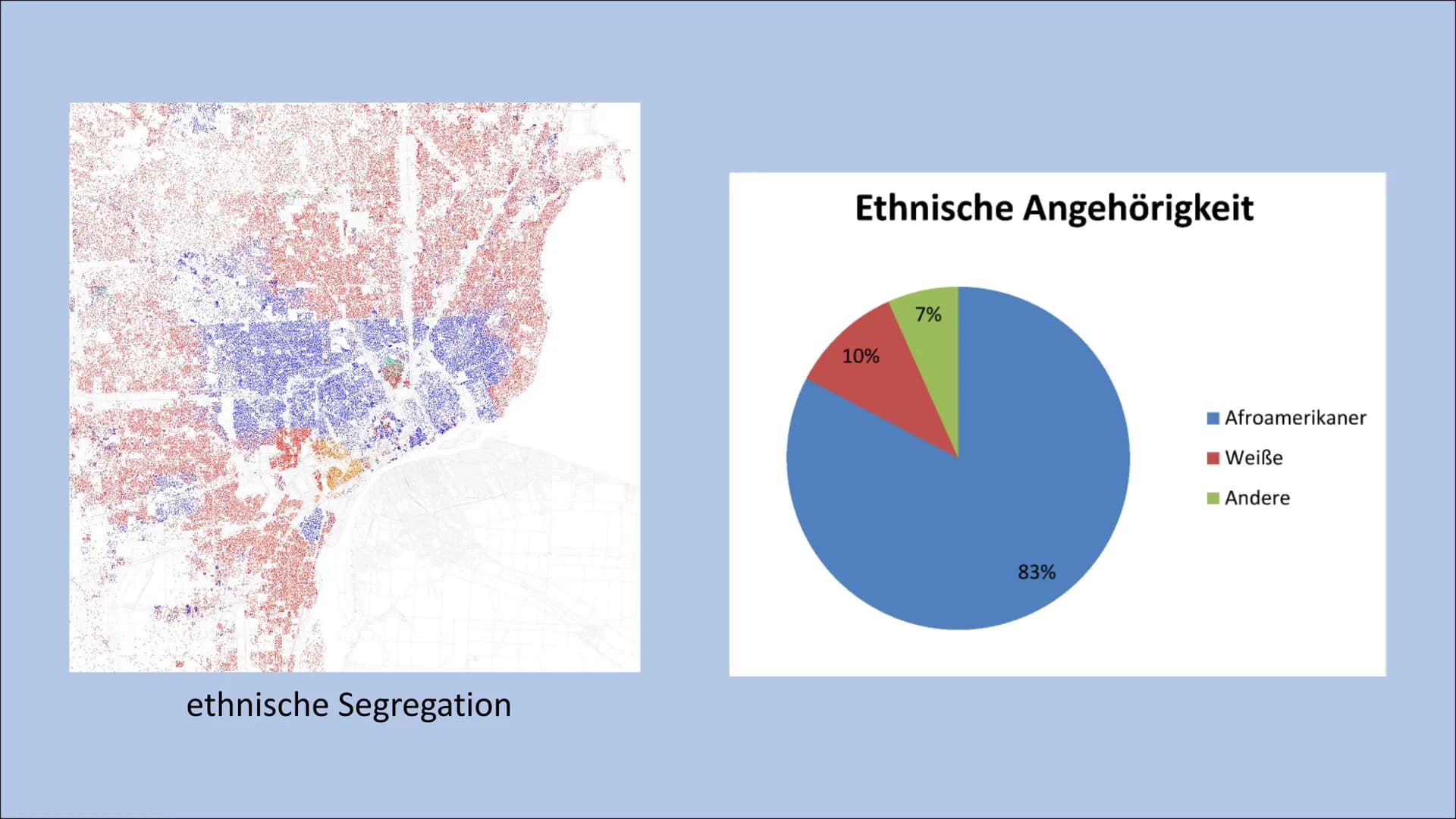 # Detroit
The shrinking citiy # Inhalt
* Definition Shrinking City
* Lokalisation Detroit
* Basis Informationen
* Auf- und Abstieg