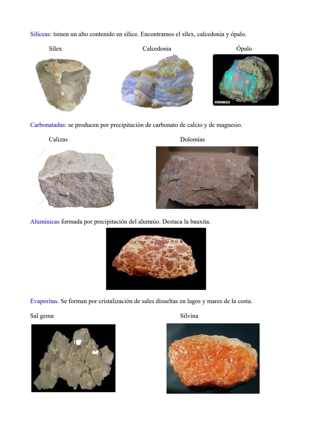 TEMA 3: Las rocas. Rocas sedimentaias.
1.- Ciclo de las rocas
2.- Sedimentación y rocas sedimentarias.
3.- Estrstificación y estructuras