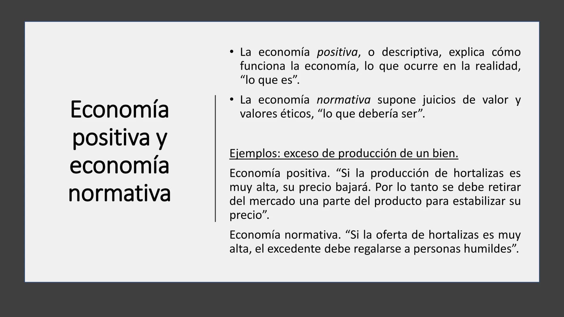 Fundamentos de Economía # ¿Qué es la
economía?
• La economía nace cuando las necesidades
del hombre son mayores que los bienes
que existen;