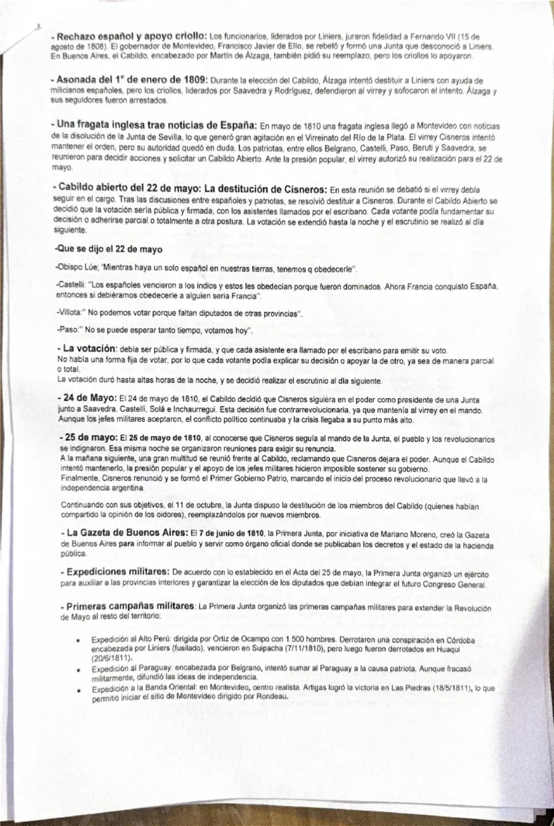 # RESUMEN HISTORIA
-Relación entre la expansión de Napoleón por Europa y las independencias americanas
La expansión de Napoleón por Europa