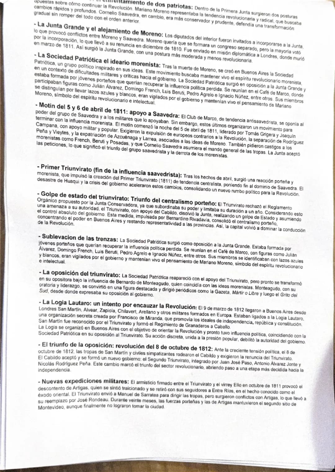 # RESUMEN HISTORIA
-Relación entre la expansión de Napoleón por Europa y las independencias americanas
La expansión de Napoleón por Europa