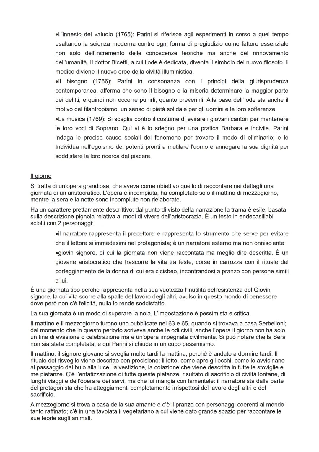 # La poetica di Giuseppe Parini
La poesia deve essere illuminata dallo spirito filosofico. Deve avere la finalità dell'utile, insegnare
qua