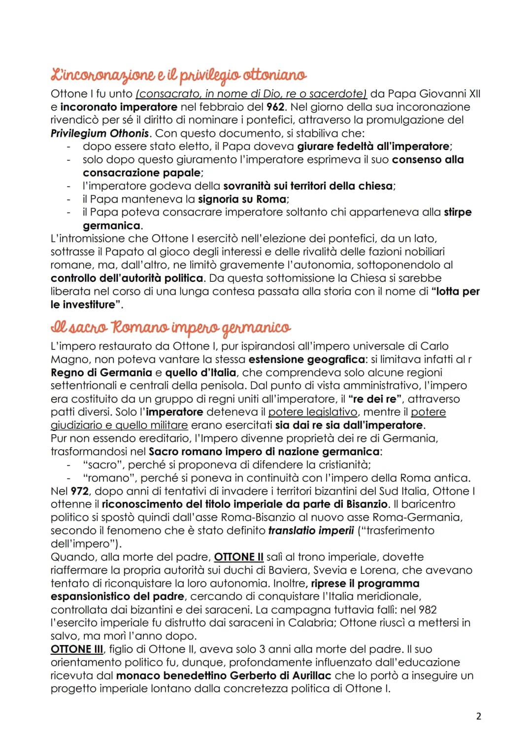 # Poteri universali e istituzioni in Italia
(X-XII secolo)
1. Il sacro Romano impero germanico
Con l'abdicazione di Carlo il Grosso ebbe i