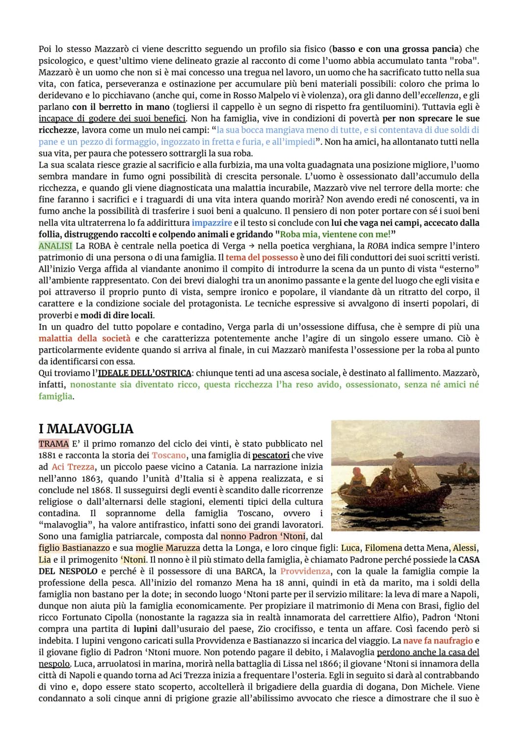 GIOVANNI VERGA
VITA e OPERE: Giovanni Verga nasce a Catania il 2 settembre 1840, da una famiglia di
agiati proprietari terrieri di tradizio