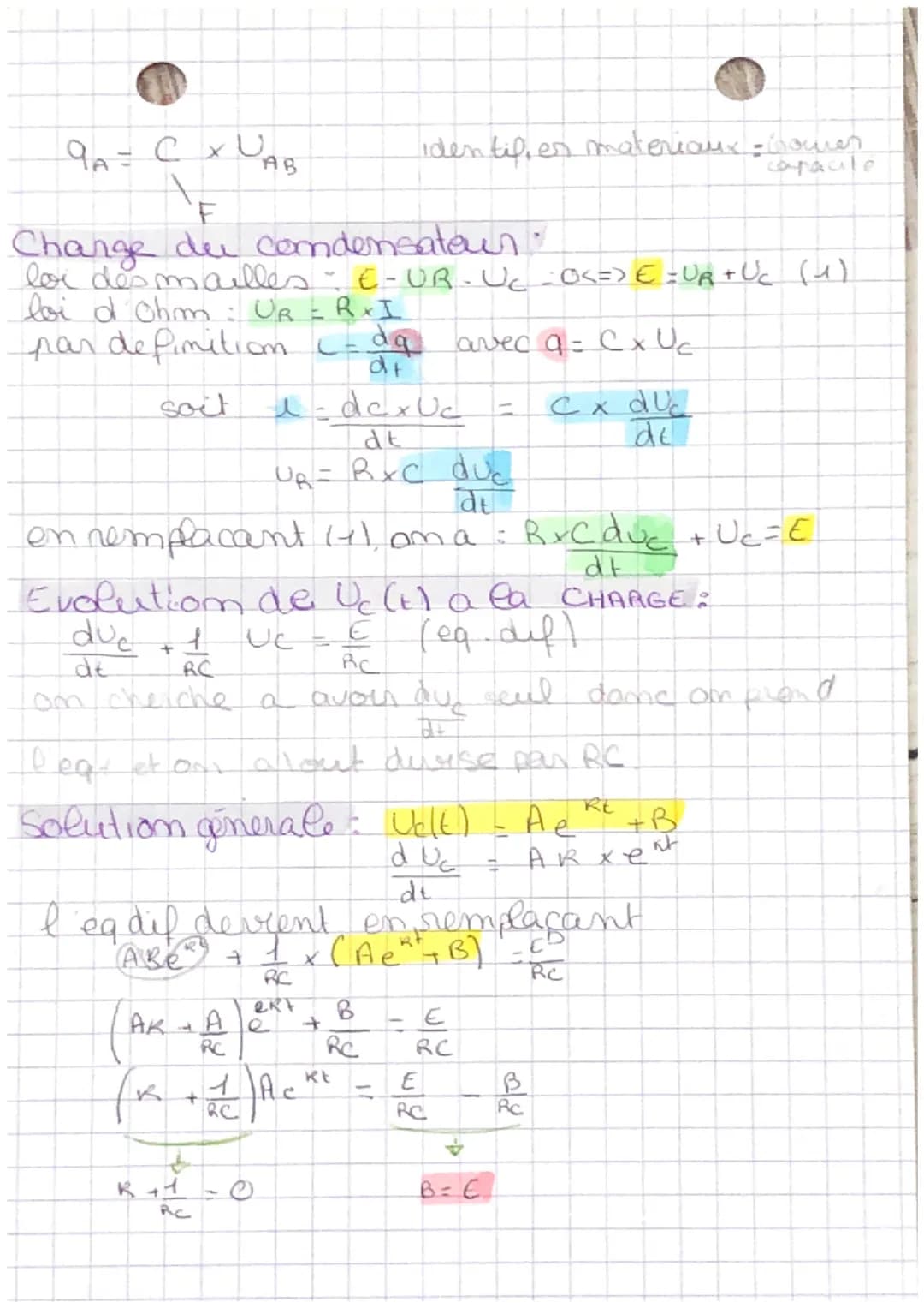 # LE CIRCOIT
•Loi d ohm: $U = RI$
Loi des mailles somme des
tensiom en parcurant la maille
est mulle
$U - U_1 - U_2 = 0$
• Loi des noeuds