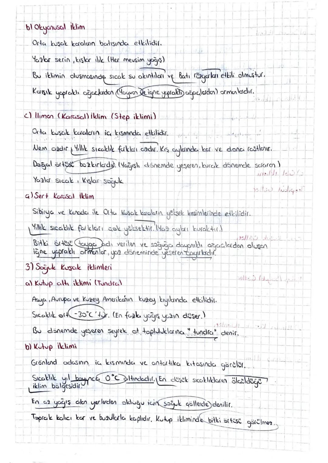 Yeryüzündeki İklim Tipleri Ve Bitki Örtüsü
1) Sıcak kuşak iklimleri
Bu iklim tiplerinin ortak özelliği 4 mevsimin olmaması yıllık sıcaklık