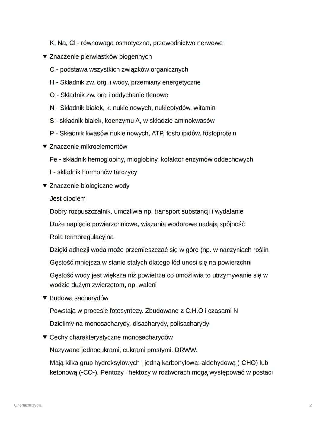# Chemizm życia
Chemizm życia
☐ Checkbox ☑
☰ Trudność Średnie
☐ Data @September 12, 2023
▼ Czym różni się obserwacja od doświadczenia
O