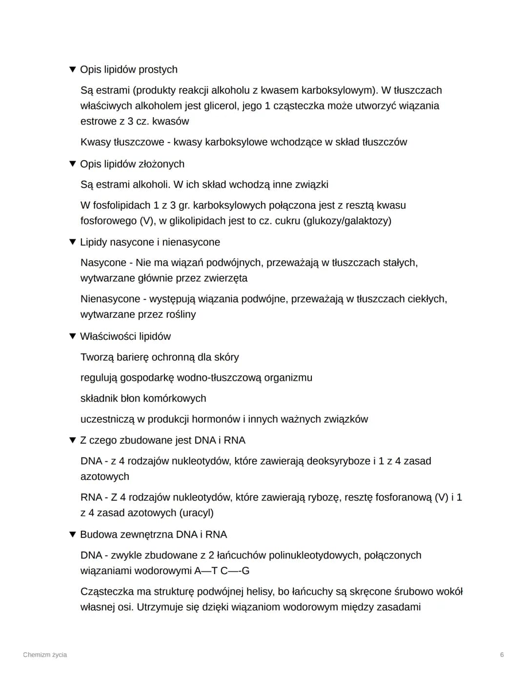 # Chemizm życia
Chemizm życia
☐ Checkbox ☑
☰ Trudność Średnie
☐ Data @September 12, 2023
▼ Czym różni się obserwacja od doświadczenia
O