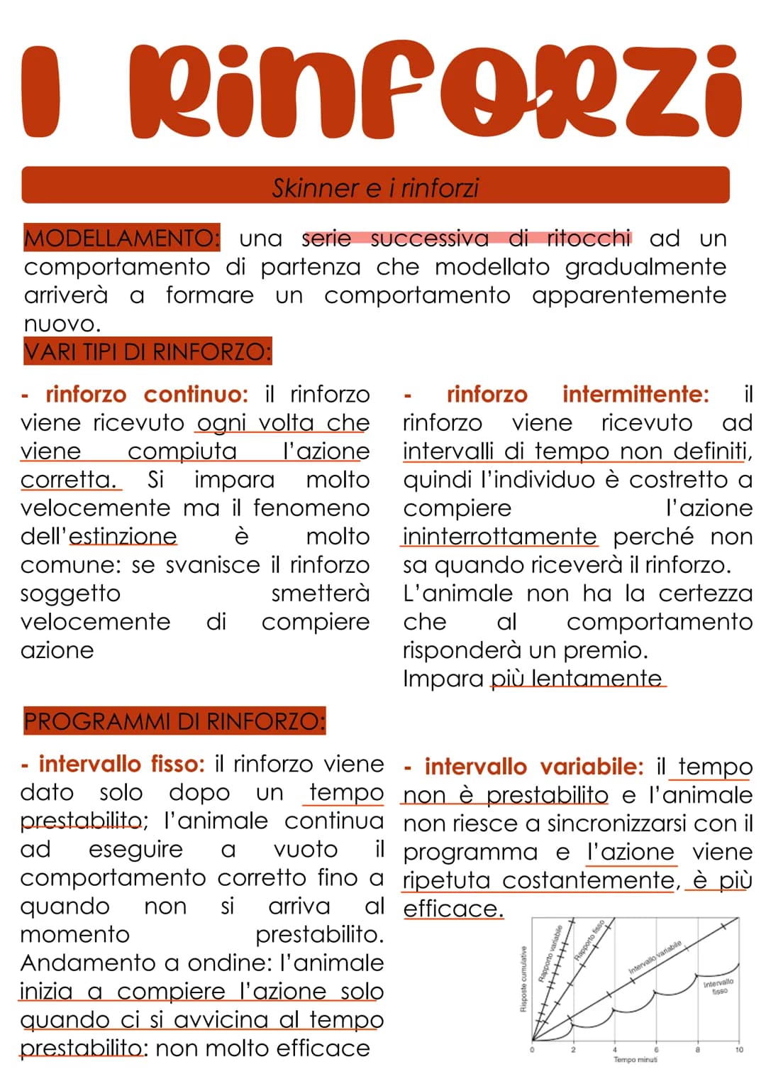 # L'apprendimento
L'apprendimento è il processo con cui un organismo vivente è
modificato più o meno definitivamente da ciò che fa e da
que