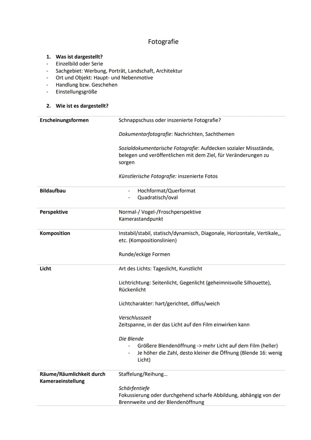 Malerei
1. Was ist dargestellt ?
- Äußere Daten: Künstlername, Daten, Größe, Format, Art, Ausstellungsort
- Bildgattung (Stillleben, Portät