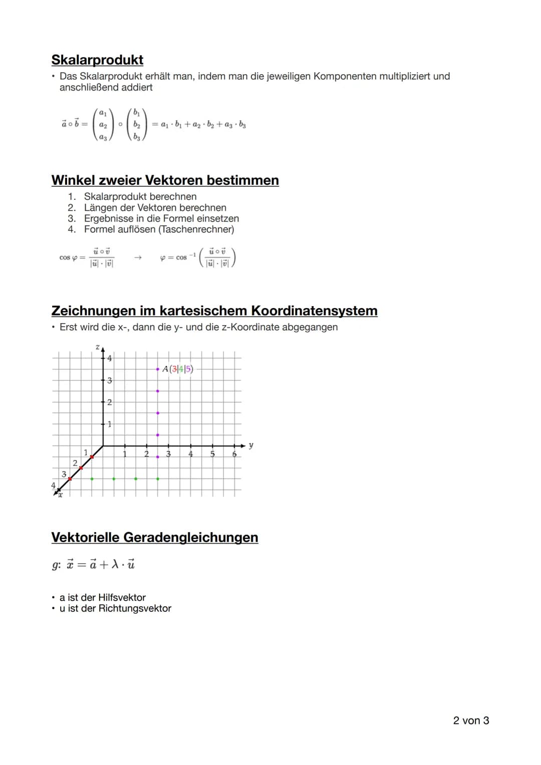 # Vektordefinition
* In der Mathematik ist ein Vektor eine Klasse von Pfeilen mit gleicher Länge, gleicher Richtung
und gleichem Rich