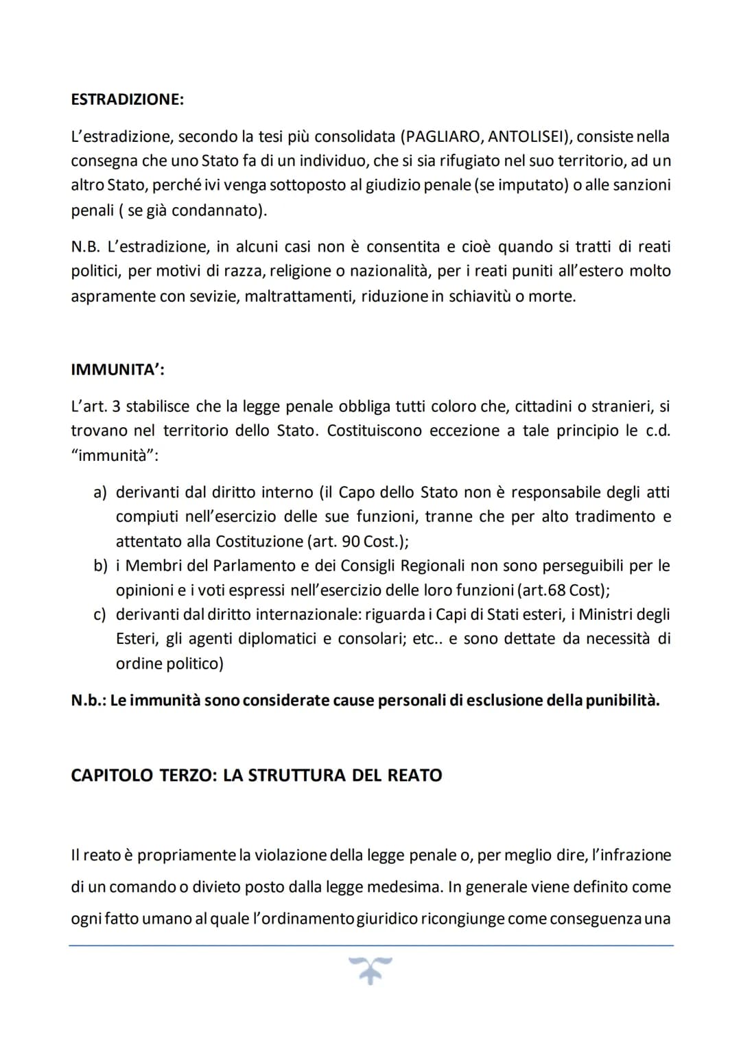 # CAPITOLO PRIMO
Concetti introduttivi
Definizione di diritto penale: costituisce quel complesso di norme giuridiche con cui lo
Stato, med