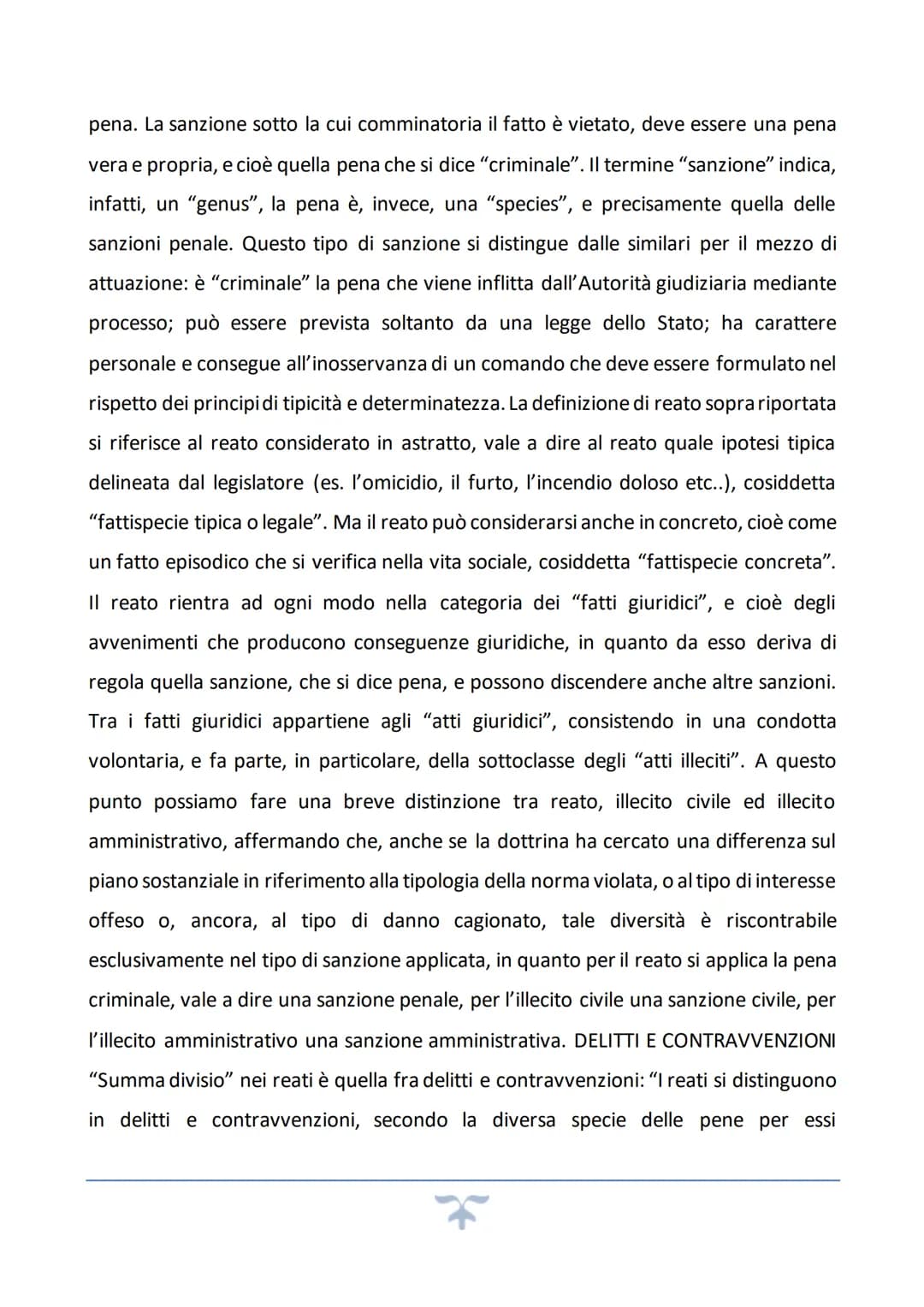 # CAPITOLO PRIMO
Concetti introduttivi
Definizione di diritto penale: costituisce quel complesso di norme giuridiche con cui lo
Stato, med