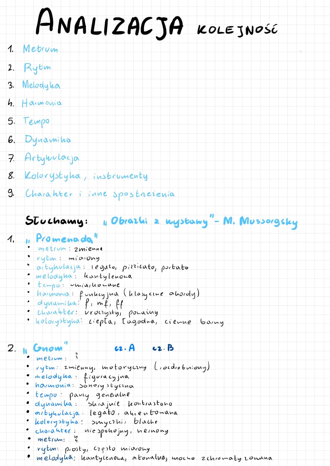 # ELEMENTY
# DZIEKA
# MUZYCZNEGO # RYTM
1. Rytm, swobodny, nieokreślony, występuje w chorale
gregoriańshim
2. Rytm ustalony:
a) rytm