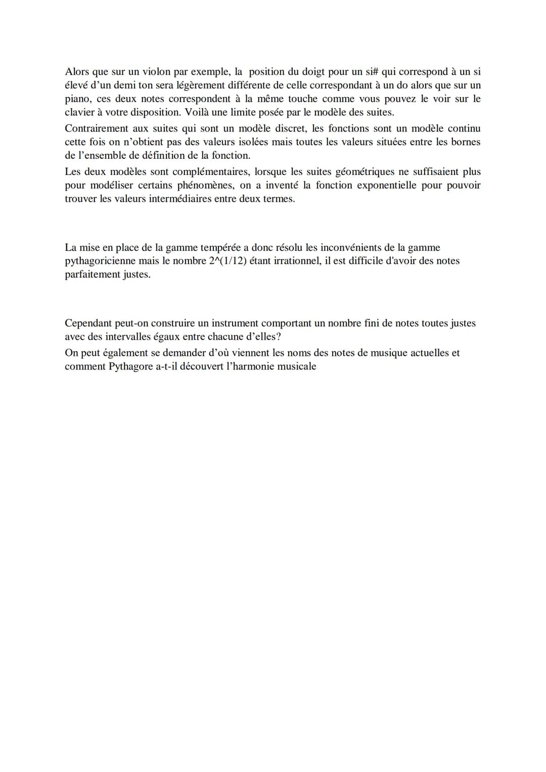 # GO Maths
Comment les notes de musique occidentales ont-elles été établies de l'Antiquité
au XVIIIe siècle ?
Bonjour, aujourd'hui je vais